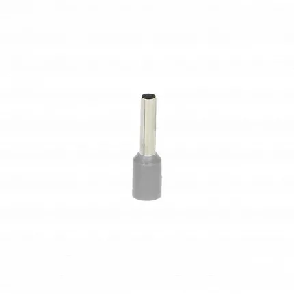 Szigetelt kábelvégcsatlakozó max. 2,5mm2 keresztmetszet, rézhüvely hossza: 8mm, 100db.