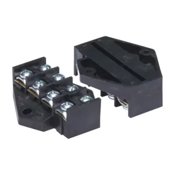 Kétsoros csatlakozóblokkok, 4 sáv x 2,5 mm2, 150 db.