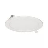 Orno LED panel, 18W, 4000K, 1300lm, IP20, süllyesztett, kerek, fehér