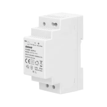   DIN sínes hálózati adapter, 24W 12V DC 2A, szélesség: 2 db