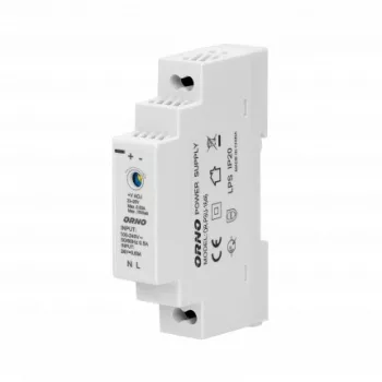   DIN sínes hálózati adapter, 15W 24VDC, 0,63A, szélesség: 1 db
