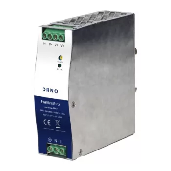   Ipari tápegység DIN sínre, 24VDC, 5A, 120W, fém ház, fémház