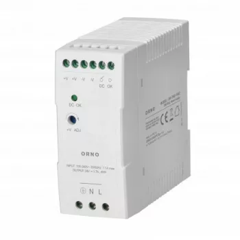   Ipari tápegység DIN sínre, 24VDC, 1,7A, 40W, műanyag házban, 24VDC, 1,7A, 40W