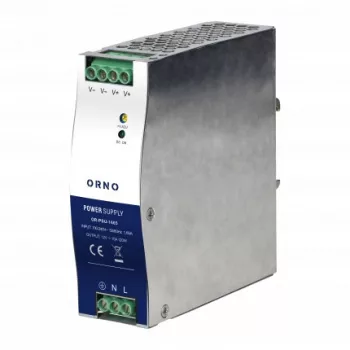   Ipari tápegység DIN sínre, 12VDC, 10A, 120W, műanyag házban