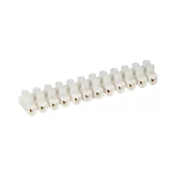 12 sínes PRO sárgaréz gyűjtősín, max.4mm2, PA UL94-V1
