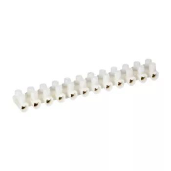   12 sínes PRO sárgaréz gyűjtősín, max. 6mm2, PA UL94-V1, 10 db.