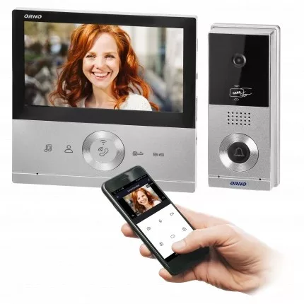 CONESSI Full HD 7" egycsaládos videó kaputelefon-készlet