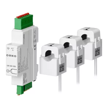   Orno 3 fázisú  fogyasztásmérő, 120A, 230/400V, Tuya Smart Wi-Fi