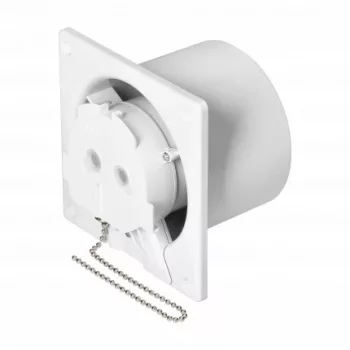   Fürdőszobai ventilátor 100mm - Prémium kábel kapcsolóval és golyóscsapágyakkal