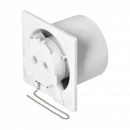 Fürdőszobai ventilátor 100mm - Prémium kábel kapcsolóval és golyóscsapágyakkal