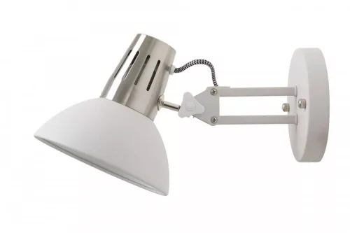 Fali lámpatest ARTEMIA,2218,AC220-240V,50/60Hz,1*E27, max.40W, IP20, átmérő16,3cm, fehér, szimpla, fehér