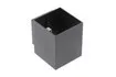 CAMPIONE fali lámpatest, alumínium, G9, IP20, max. 40W, IP20, négyzet alakú, fekete