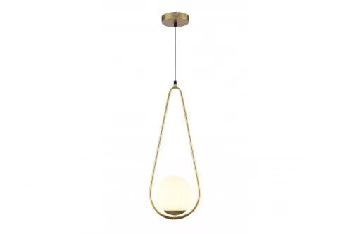 Mennyezeti lámpatest CIKLOP,7542,AC220-240V,50/60Hz,1*E27, IP20, átmérő 20 CM, szimpla, arany színű
