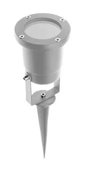 Kerti lámpa DIEGO, GU10, MAX. 35W, IP65, AC220-240V, 50/60Hz, alumínium, szürke
