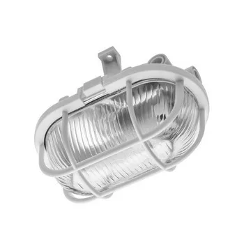   SANGUESA, 40W, E27, IP44, fehér test, ABS/üveg, IP44, műanyag védőráccsal.