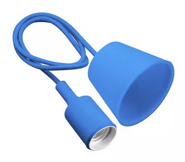 Felfüggesztett lámpa MINIO , E27, MAX.60W, AC220-240V, 50/60Hz, kábel l=100 cm, kék
