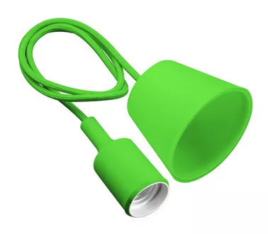 Függesztett lámpa MINIO , E27, MAX.60W, AC220-240V, 50/60Hz, kábel l=100 cm, zöld