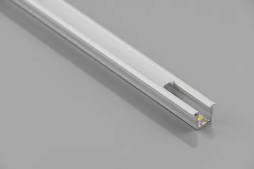 Alumínium profil LED szalagokhoz süllyesztett GLAX MICRO ezüst, 2 m
