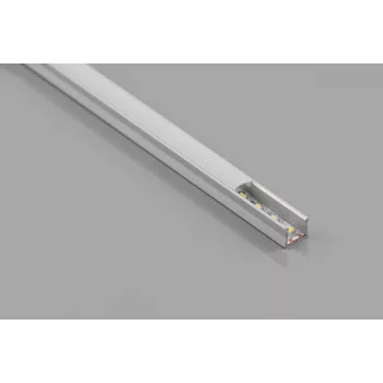   GLAX MICRO alumínium profil LED szalagokhoz, felületre szerelve, ezüst L=2 m
