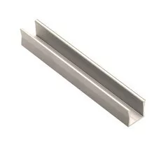 Alumínium profil LED szalagokhoz, felületre szerelt GLAX MINI HIGH 2 m, pezsgő színű