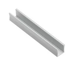 Alumínium profil LED szalagokhoz GLAX MINI HIGH, 2 m, ezüst, felületre szerelve