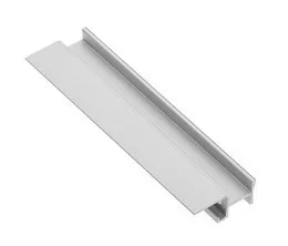 Polc alumínium LED profil GLAX mini ezüst 2 m