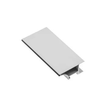   Alumínium peremprofil GLAX LED szalagok 18 mm-es gyalugéphez, 2 m, ezüst ( a PA-USZGLAX-00 tömítés nem tartozék)