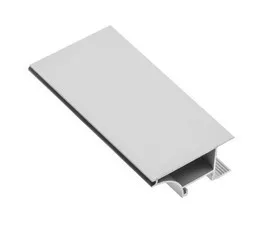 Alumínium peremprofil GLAX LED szalagok 18 mm-es gyalugéphez, 2 m, ezüst ( a PA-USZGLAX-00 tömítés nem tartozék)