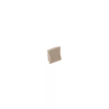   Végzáró sapka alumínium LED profilhoz GLAX MINI HIGH, pezsgő, ABS