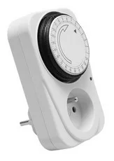 Mechanikus programozó időzítővel (24 óra), fehér (FRANCIA)