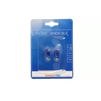   M-Tech autó izzó, kék xenon, T10 , 12V , 5W , 2db/bliszter