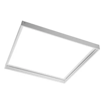   Felületre szerelhető panelkeret 625x625x43 cm (ELZA), alumínium, fehér
