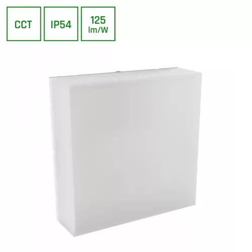 LED oldalfali lámpa, Scatollo, 20W, 3-4-6000K, 2500lm, 230V, IP54, CCT, 250x100x74mm, 