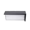   Spectrum LED Oldalfali lámpa, CCT, 20W, IP665, 2400lm, 230V, Fekete, Verto Block