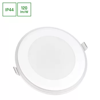   Spectrum LED panel, dimmelhető, 5,5W, 4000K, 490lm, IP20, 230V, kerek, fehér, süllyesztett, Aureola A