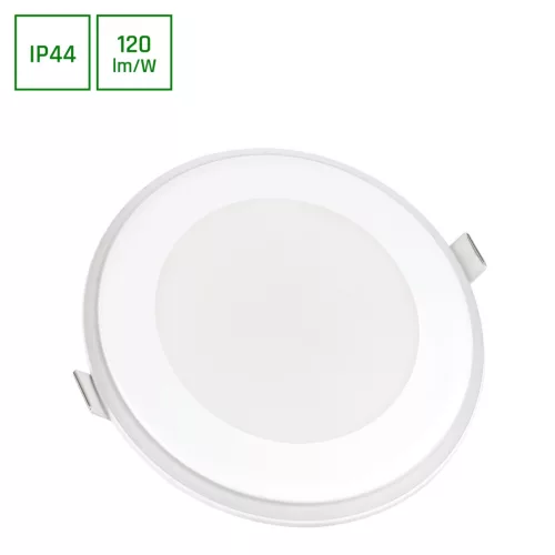 Spectrum LED panel, dimmelhető, 5,5W, 4000K, 490lm, IP20, 230V, kerek, fehér, süllyesztett, Aureola A