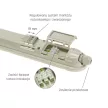 LED hermetikus armatúra, Szürke/fehér, Limea Gigant, 20W, 4000K, 3000/3250lm, IP65 600x72x70 [mm], 50000h, 120°, 230V