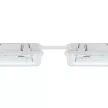 Spectrum LED por és páramentes lámpatest, 1x60W, 250V, IP65, 710x65x63mm