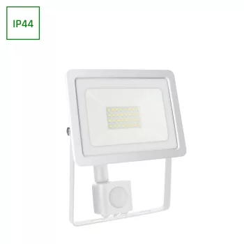  Spectrum,   LED reflektor mozgásérzékelővel, NOCTIS LUX 2, Fehér, 30W, 4000K, 2650lm, 230V, IP44, 188x160x28 mm