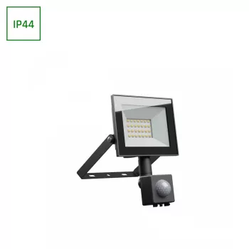   Spectrum Led reflektor mozgásérzékelővel, 20W, 6000K, 1650lm, IP44, 230V, Fekete, Noctis Lux4