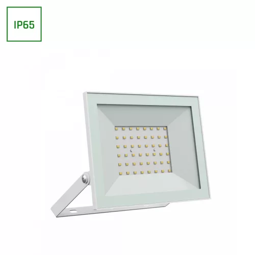  LED reflektor, NOCTIS LUX 4, Fehér, 50W, 4000K, 4300lm, 230V, IP65, 100°, 176x137x25 mm
