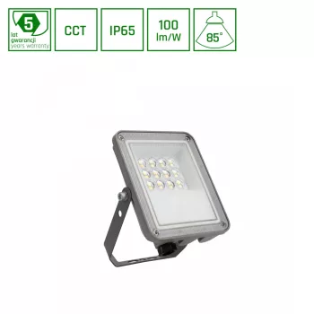   Spectrum LED Reflektor, CCT-s, 10W, 3000K/4000K/6000K, 1000lm, IP65, 148x112x28 mm, Noctis Max CCT