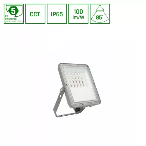Spectrum LED Reflektor, CCT-s, 20W, 3000K/4000K/6000K, 2000lm, IP65, 175x134x28 mm, Noctis Max CCT
