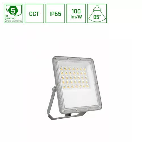 Spectrum LED Reflektor, CCT-s, 30W, 3000K/4000K/6000K, 3000lm, IP65, 205x151x28 mm, Noctis Max CCT