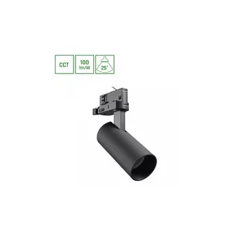 ANDROMEDA PRIME Fekete 3F 3CCT 8W 230V 25st 