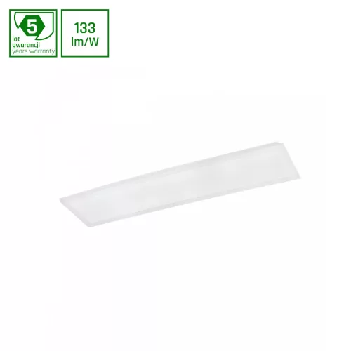 LED Panel, Süllyesztett, Algine, 30W, 4000K, 3600/4000lm, 120°, IP20, 295x1195x32 [mm], 50000h, 230V, Alumínium/műanyag