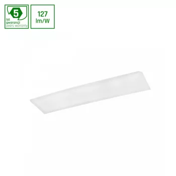   LED Panel, Süllyesztett, Algine, 30W, 3000K, 3400/3800lm, 120°, IP20, 295x1195x32 [mm], 50000h, 230V, Alumínium/műanyag