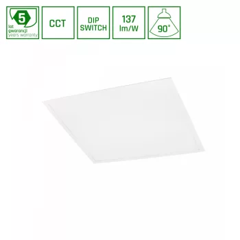   Spectrum LED Panel, CCT-s, 26W/36W/46W, 3120 / 4320 / 5520 lm, UGR<19, 600X600mm, IP20