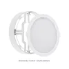   LED Panel 2in1 (falon kívüli/süllyesztett) Algine, 18W, 3000K, 1750/2200lm, 110°, IP20, 223x35 [mm], 17000h, kivágási méret: 200 [mm], 230V, Műanyag