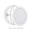 LED Panel 2in1 (falon kívüli/süllyesztett) Algine, 18W, 3000K, 1750/2200lm, 110°, IP20, 223x35 [mm], 17000h, kivágási méret: 200 [mm], 230V, Műanyag